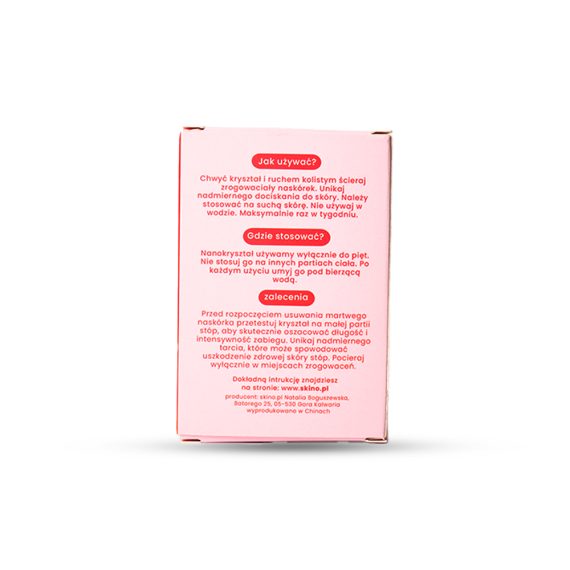 Skino nanokryształ do stóp